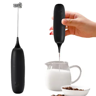Milk Frother Electric Handheld Foam Maker Whisk Drink Mixer For Lattes Matcha • £6.29
