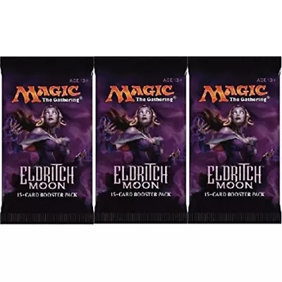  MTG Magic The Gathering  Eldritch Moon Sealed Booster Packs X 3 • $22.75