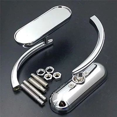 $40.75 • Buy Chrome Mini Motorcycle Rearview Mirrors For Harley Davidson Heritage Softail AUS