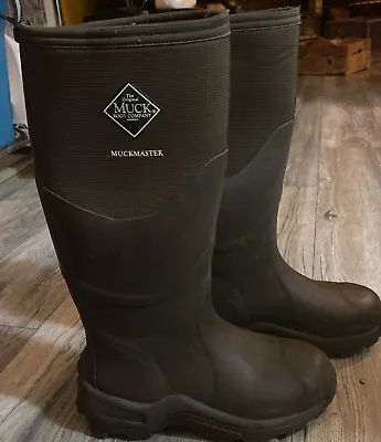 Muck Boot Company Wetland Boot Unisex Brown Men's Size 6/ Women Size 7 • $50
