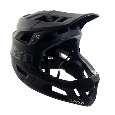 Sombrio Cervo Full Face Mountain Bike Helmet MEDIUM 56-59cm Black Race Enduro DH • $134.95