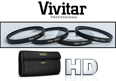 4Pc Vivitar Close Up Macro Lens Set For Canon EOS M EF-M 18-55mm STM Kit • $16.95