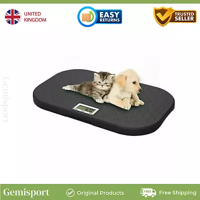 Digital Electronic Infant Pet Scale Vet Scales Pediatric Weight Tracker Portable • £29.99