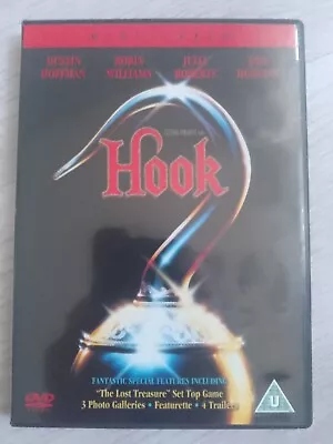 Hook (DVD 1991) - Robin Williams Dustin Hoffman Julia Roberts Bob Hoskins  • £3