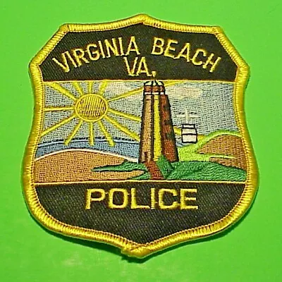 $7 • Buy Virginia Beach Va  ( Lighthouse )  3 3/4   Police Patch  Free Shipping!!!