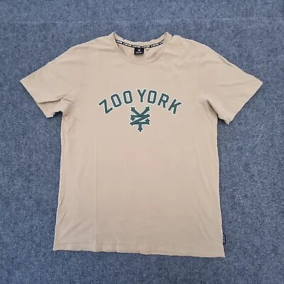 Zoo York Shirt Mens XLARGE Brown Adult Casual Cotton TShirt Modern Sport Size XL • £2.71