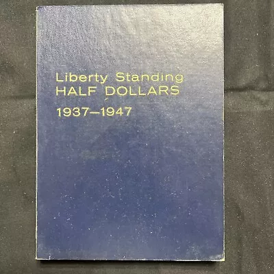 Liberty Standing Walking Half Dollars 1937 - 1947 Meghrig Gem Album Used • $19.99