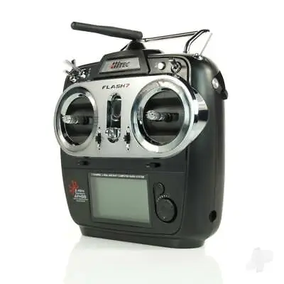 Hitec Flash 7 Tx 7ch Rx 2.4GHz AFHSS/SLT 4096 Res RC Transmitter • $422.71