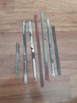 VTG Hand Hack Saw Blades Metal Assorted Lot 7 • $16