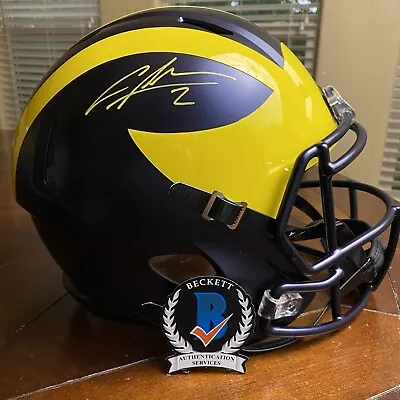 Charles Woodson Autographed Signed Michigan Wolverines FS Replica Helmet BAS • $152.50