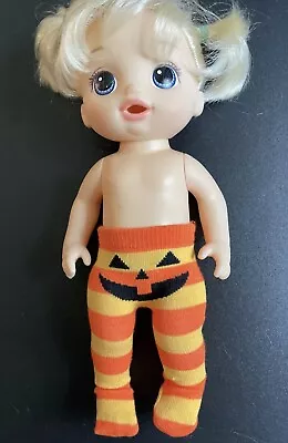 $3.50 • Buy 12  13  14  Doll Clothes Baby Alive Boy Stretchy Pumpkin Tights Leggings