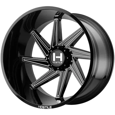 Hostile H119 DAGR 22x12 6x135 -44mm Black/Milled Wheel Rim 22  Inch • $568