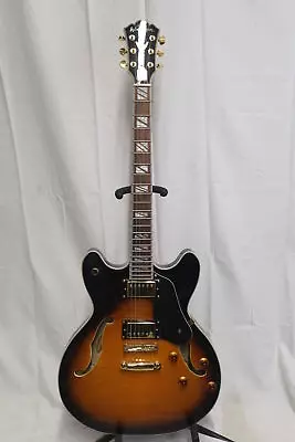 Washburn HB35TSK-O-U Cherry Sunburst 6-String RH Hollow Body Electric Guitar 029 • $335.99
