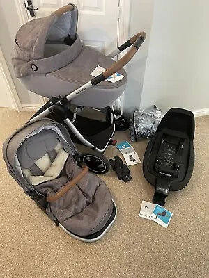 £495 • Buy Maxi Cosi Travel System In Nomad Grey (Discontinued Colour).