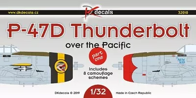 1/32 DK DECALS 32010;  Republic P-47D Thunderbolt Over The Pacific Part One • $14.99