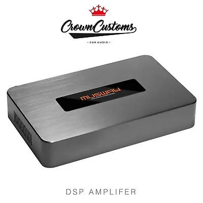 8 CHANNEL AMPLFIER MUSWAY D8v3 10 CHANNEL DSP 600 WATTS RMS PREMIUM CAR AUDIO • £660