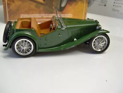 Vintage 1977 Monogram Assembled MG-TC Die-cast Metal & Plastic 1/24 Scale  • $0.99