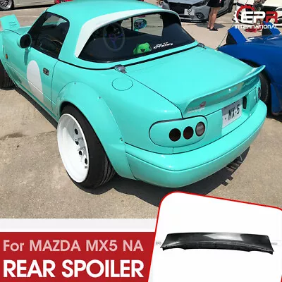 For Mazda MX5 1989-97 NA Miata Roadster RB FRP Rear Spoiler Trunk Spoiler Wing • $283