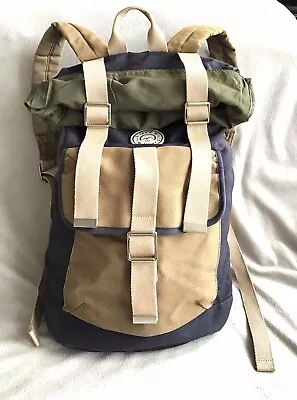 Jack Wills Ashdown XL Rucksack Blue Adjustable Straps Backpack Hiking Camp Bag • £18