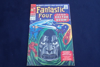 $12.50 • Buy Fantastic Four 57 Key Doom Silver Surfer Silver Age NICE!