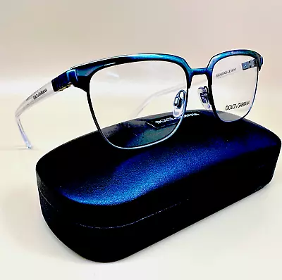 Dolce & Gabbana DG1302 04 Eyeglasses W Case Gunmetal 53-17-140mm Original 100% • $49.45