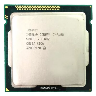 Intel Core I7-2600 3.4GHz SR00B Quad-Core LGA 1155/Socket H2 CPU Processor • £38.39