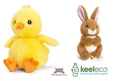 Easter Plush Teddies - Bunny Rabbit Chick - 100% Recycled Soft Toys • £9.94