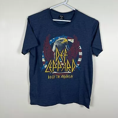 Def Leppard Crew Neck Band Music Casual Cotton Tee T Shirt Men's XL Extra Large • $19.99
