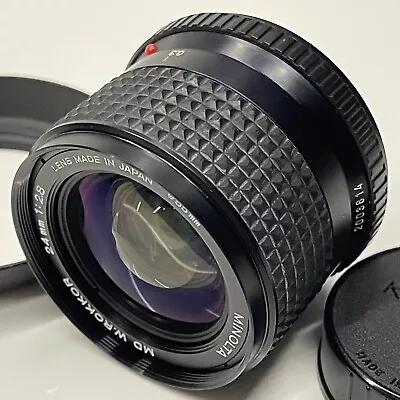 [MINT] Minolta MD W.Rokkor 24mm F/2.8 Wide Angle MF Lens For MC MD From JAPAN • $239