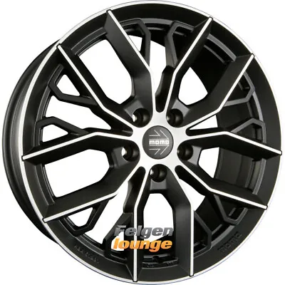 4x MOMO MAXIMO Matt Black Diamond Cut 7.5x17 ET50 5x114.3 • $728.49