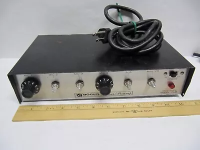 *As-Is Untested* Vintage Bogen Model CAM Series A-03-83 Mic Mixer Preamp • $15
