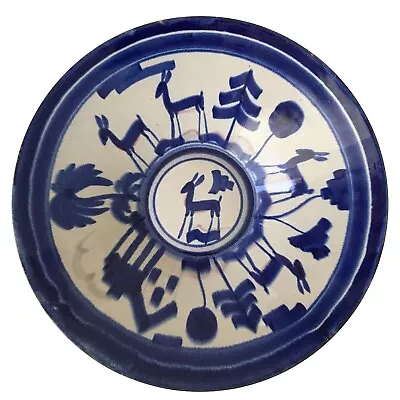 Else Dörr Velten Vordamm 1920's Ceramic Centerpiece Spritzdecor Majolica Bowl  • $395