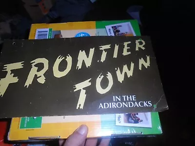 Frontier Town In The Adirondacks North Hudson N.y. Advertising Car Bumper Card • $49.95