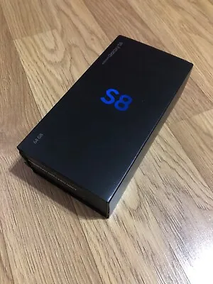 Samsung's Galaxy S8 SM-G950F Midnight Black Packaging Box Only As Pictured • £5.99