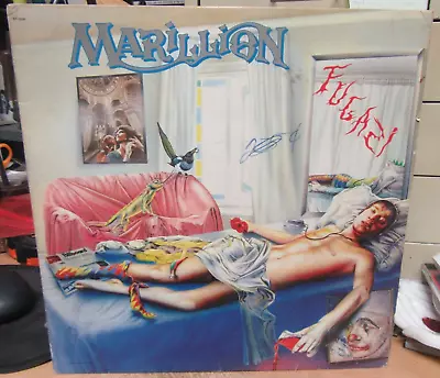 Marillion Record  Fugazi  Lyric Innersleeve 1984 Capitol Records (st-12331) Rare • $6.99
