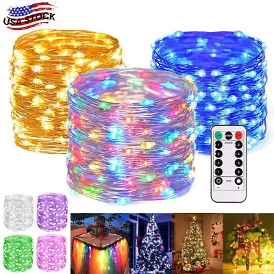 $9.99 • Buy 20M 200 LED Christmas Tree Fairy String Party Lights Lamp Xmas Decor Waterproof