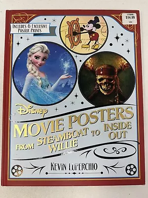 Disney Movie Posters Book From Steamboat Willie To Inside Out  • $45