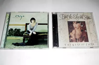 Enya 2 CD LOT: Paint The Sky With Stars: The Best Of Enya / A Day Without Rain • $6.21