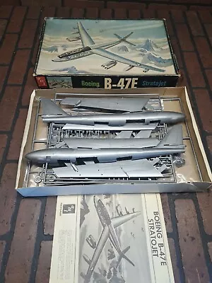 1969 AMT Hasegawa Boeing B-47E Stratojet Model Airplane Kit Missing Decals  • $44.99