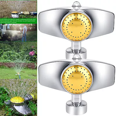 2Pcs Alloy Circular Spot Sprinkler 360° Sprinkler For Small Area Lawn Garden • $14.99