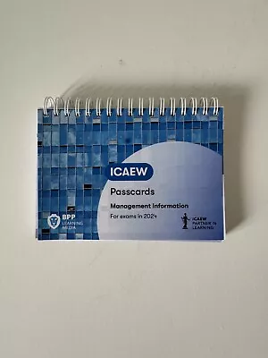 BPP ICAEW Certificate Level Management Information Flash Cards 2024 • £6