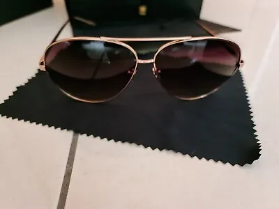 Linda Farrow Rose Gold Oversized Sunglasses BNIB • £50