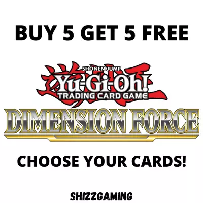 YuGiOh TCG - Dimension Force - DIFO - Choose Your Cards! • £0.99