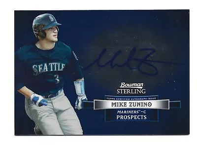 Mike Zunino AUTOGRAPH RC Seattle Mariners 2013 Bowman Sterling AUTO Baseball  • $3.89