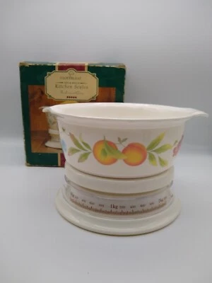 £24.99 • Buy Vintage Cloverleaf Peaches And Cream  Kitchen Scales Retro Melamine *READ DESCRI