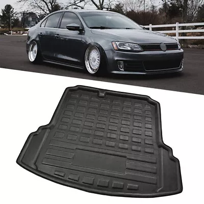 $39.59 • Buy For VW Jetta Sedan 2011-18 Rear Trunk Cargo Mat Boot Liner Floor Carpet Tray