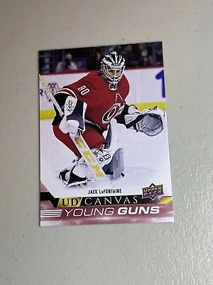 Jack LaFontaine 2022-23 Upper Deck Series 1 Young Guns Canvas #C102 Hurricanes • $4.99