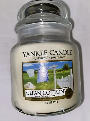 Yankee Candle Clean Cotton 411g New • £12.50