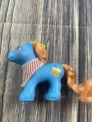 Vintage 1987 My Little Pony BABY DRUMMER BROTHER W Bandana Playtime Baby G1 • $27.99