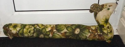 £24.99 • Buy Dachshund Vintage Fabric Draught Excluder Sausage Dog 28  INCH  LONG